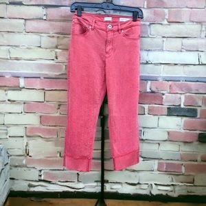 J. Jill Summer Jeans, Coral, Size 10